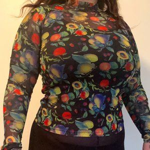 Turtleneck fruit shirt